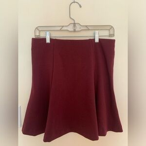 Old Navy Maroon Skater Skirt